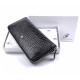 Качественный модный кошелек для девушек из лаковой кожи Salfeite F-AE38-BLACK черный