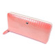 Лаковый кошелек из кожи с тиснением Salfeite F-AE38-PINK коралловый