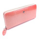 Лаковый кошелек из кожи с тиснением Salfeite F-AE38-PINK коралловый