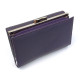 Функциональный  кошелек из кожи для девушек Salfeite F-2155-VIOLET фиолетовый
