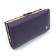 Функциональный  кошелек из кожи для девушек Salfeite F-2155-VIOLET фиолетовый