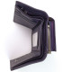 Функциональный  кошелек из кожи для девушек Salfeite F-2155-VIOLET фиолетовый
