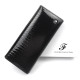 Лаковий місткий гаманець зі шкіри Salfeite F-AE150-1-BLACK чорний