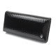 Лаковий місткий гаманець зі шкіри Salfeite F-AE150-1-BLACK чорний