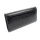 Лаковий місткий гаманець зі шкіри Salfeite F-AE150-1-BLACK чорний