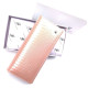 Модный лаковый кошелек из кожи с тиснением  Salfeite F-AE150-1-PINK розовый (пудра)