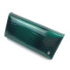 Вместительный стильный лаковый кошелек Salfeite F-AE150-1-GREEN зеленый