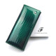 Вместительный стильный лаковый кошелек Salfeite F-AE150-1-GREEN зеленый