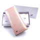 Гаманець з лакової шкіри для дівчат із монетницею Salfeite F-AE501-1-PINK рожевий (пудра)