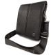 Чоловіча сумка-месенджер з натуральної шкіри HT Leather N5281-4 20х24,5х5см чорна