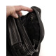 Мужская кожаная сумка-барсетка с ручкой H.T. Leather N2003-6 16х20х9см черная