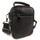 Мужская кожаная сумка-барсетка с ручкой H.T. Leather N2003-6 16х20х9см черная