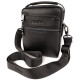 Стильная мужская кожаная сумка с ручкой H.T. Leather N407-13 17,5х21,5х9см черная