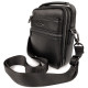 Стильная мужская кожаная сумка с ручкой H.T. Leather N407-13 17,5х21,5х9см черная