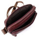 Сумка - барсетка мужская из кожи JZ NS832-3  бордово-коричневая
