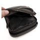 Стильная мужская кожаная сумка с ручкой H.T. Leather N407-13 17,5х21,5х9см черная