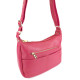 Молодіжна сумка зі шкіри з ременем через плече JZ NS668-рожева