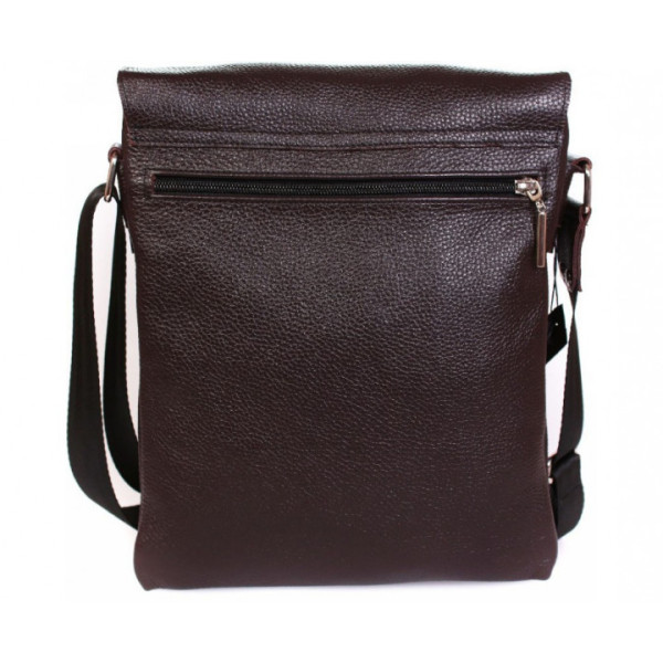 Чоловіча сумка з натуральної шкіри коричнева ALVIbag av-99brown