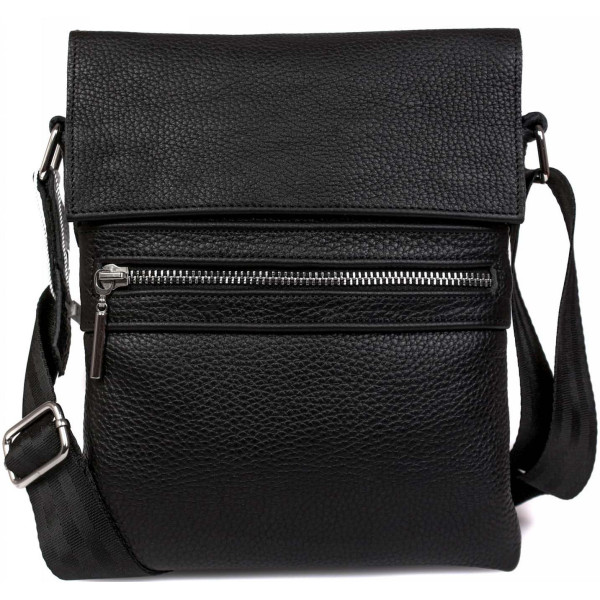 Чоловіча шкіряна сумка-планшет Alvibag AV-69-1 чорна