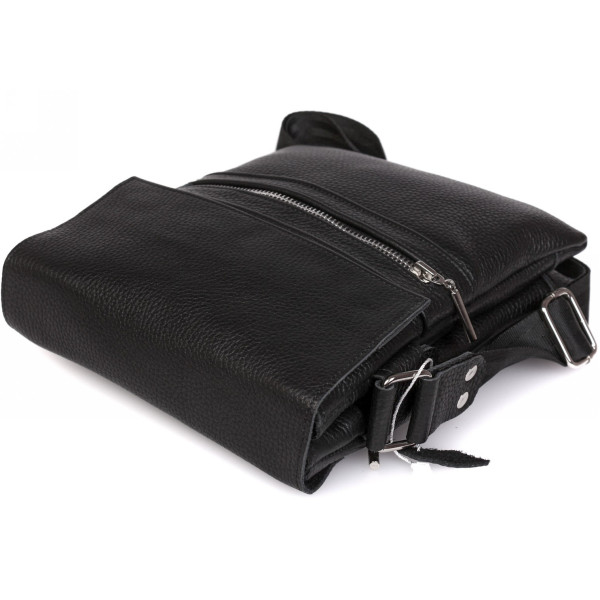 Чоловіча шкіряна сумка-планшет Alvibag AV-69-1 чорна