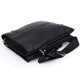 Шкіряна сумка формату А5 Alvibag av-401-1 чорна