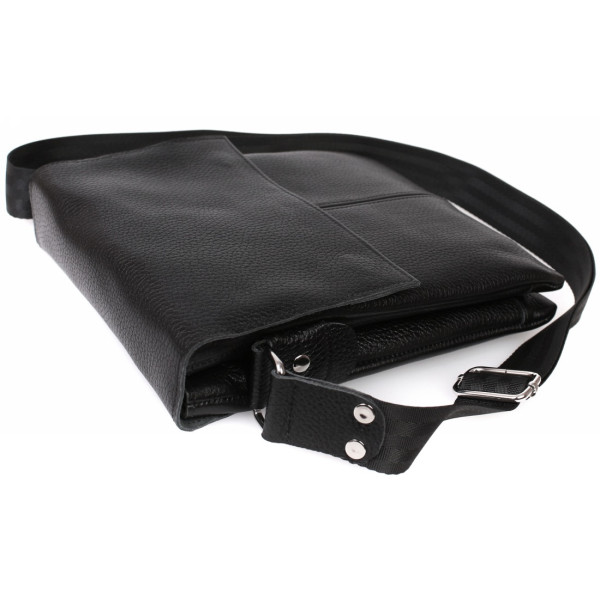 Мужская кожаная сумка-планшет Alvibag AV-601-1 черная