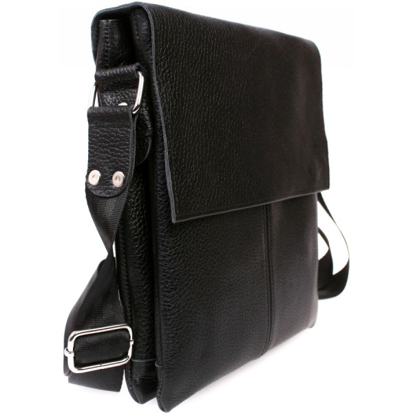 Мужская кожаная сумка-планшет Alvibag AV-601-1 черная
