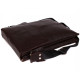 Чоловіча шкіряна сумка-планшетка коричнева ALVIbag av-101brown