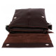 Чоловіча шкіряна сумка-планшетка коричнева ALVIbag av-101brown