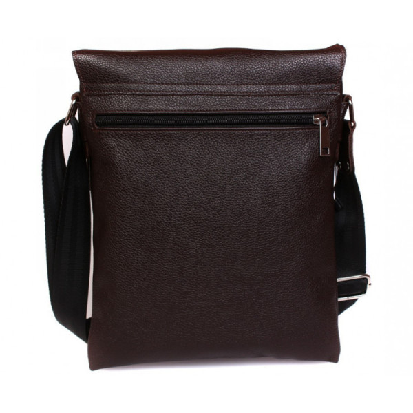 Чоловіча шкіряна сумка-планшетка коричнева ALVIbag av-101brown
