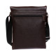 Чоловіча шкіряна сумка-планшетка коричнева ALVIbag av-101brown