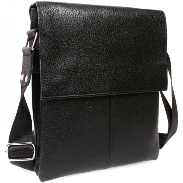 Мужская кожаная сумка-планшет Alvibag AV-601-1 черная