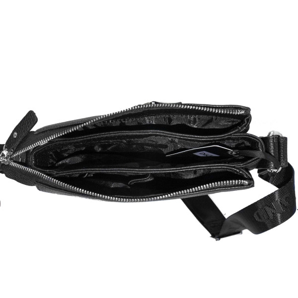 Повсякденна чоловіча шкіряна сумка Diamond 74455 black
