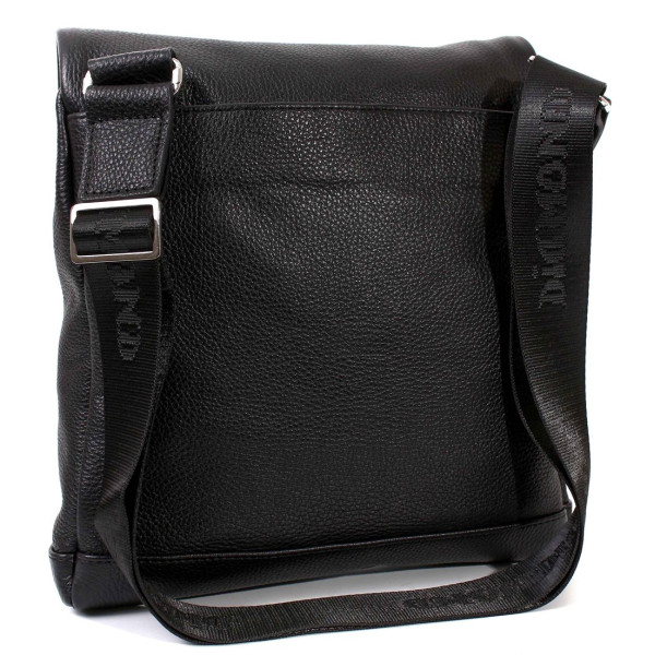 Повседневная сумка планшет из натуральной кожи Diamond 72241 black