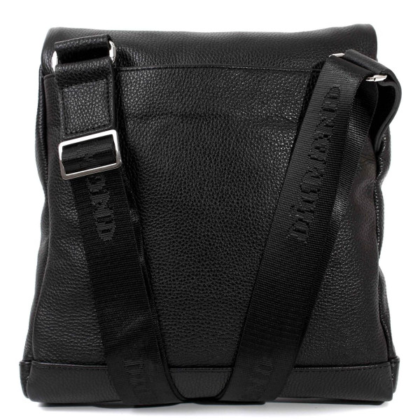 Повседневная сумка планшет из натуральной кожи Diamond 72241 black