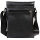 Кожаная сумка через плечо Alvibag AV-041-1 черная