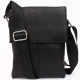 Кожаная сумка через плечо Alvibag AV-041-1 черная