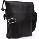 Кожаная сумка через плечо Alvibag AV-041-1 черная