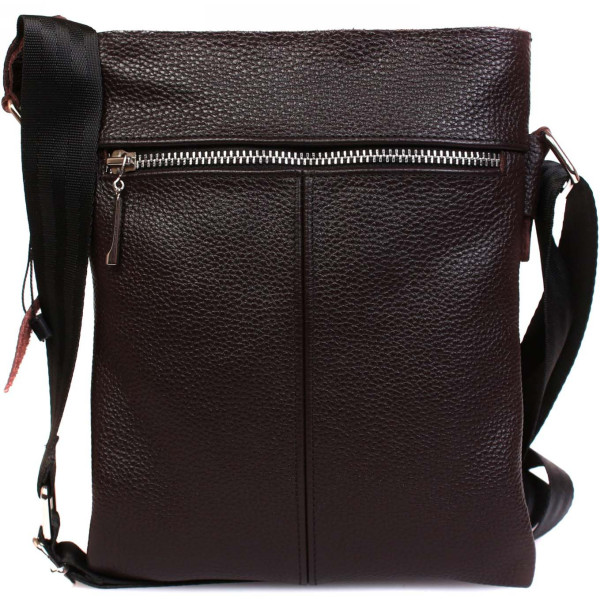 Шкіряна сумка формату А5 Alvibag AV-401-2 коричнева