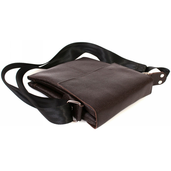 Шкіряна сумка через плече Alvibag AV-041-2 коричнева
