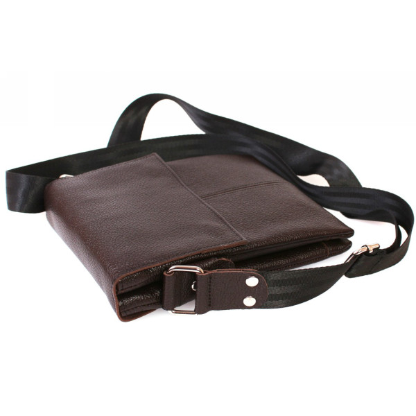Шкіряна сумка через плече Alvibag AV-041-2 коричнева
