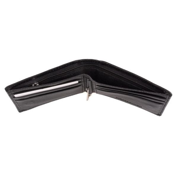 Мужской кожаный кошелек с зажимом на магните ST Leather (ST460) 98550 Черный
