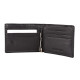 Мужской кожаный кошелек с зажимом на магните ST Leather (ST460) 98550 Черный