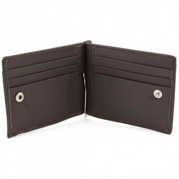 Зажим для денег мужской кожаный ST Leather (ST315) 98449 Коричневый