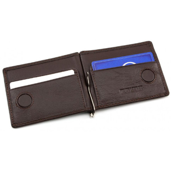 Зажим для денег из кожи ST Leather (ST453) 98548 Коричневый