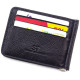 Зажим для денег кожаный ST Leather (ST451) 98529 Синий
