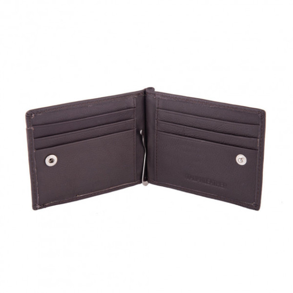 Шкіряний затиск для купюр ST Leather (ST315) 98445 Коричневий
