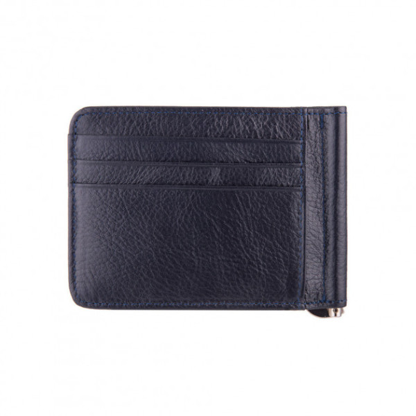 Кожаный зажим для денег ST Leather (ST452) 98533 Синий