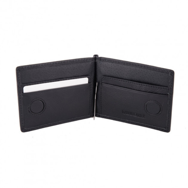 Мужской кожаный зажим ST Leather (ST453) 98546 Черный