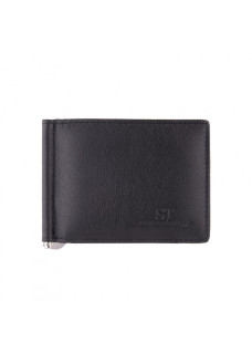 Мужской кожаный зажим ST Leather (ST453) 98546 Черный